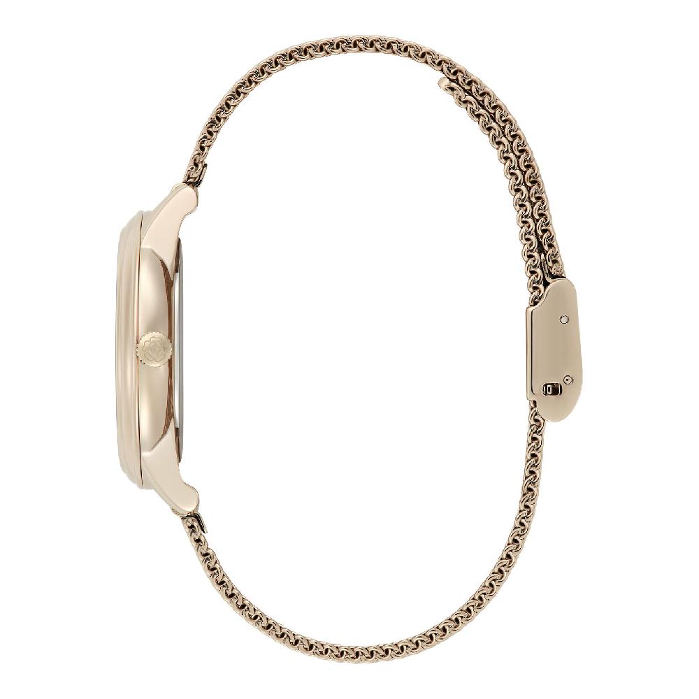 Olivia Burton 32mm Swirl Carnation Gold & Rose Gold Mesh Watch