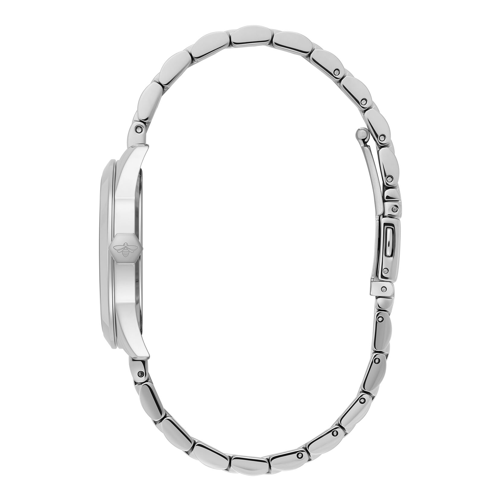 Olivia Burton 34mm Geo Forest Green & Silver Bracelet Watch