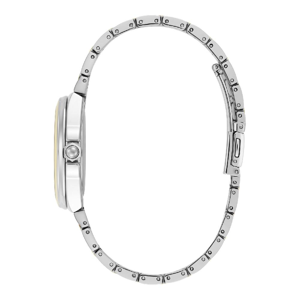 Olivia Burton 34mm Lustre Ivory & Two Tone Bracelet Watch