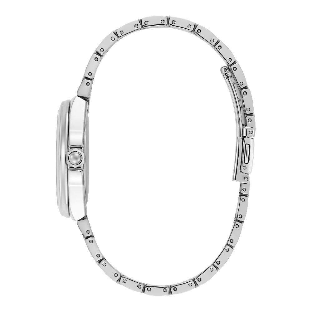 Olivia Burton 34mm Lustre Onyx & Silver Bracelet Watch