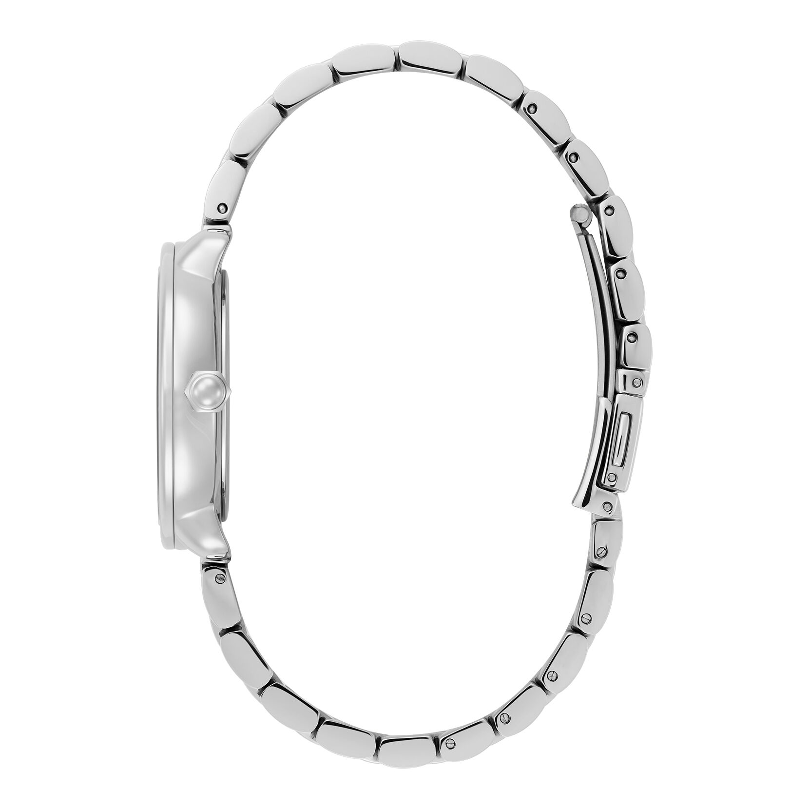 Olivia Burton 34mm Moon Phase Pink & Silver Bracelet Watch