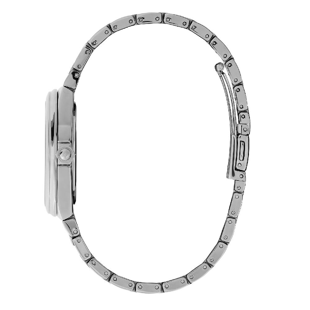 Olivia Burton 36mm Lustre Multi-Function Light Grey & Silver Bracelet Watch
