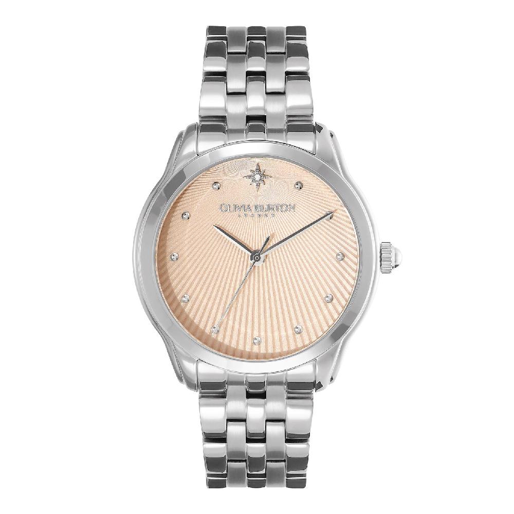 olivia burton 36mm Starlight Blush & Silver Bracelet Watch