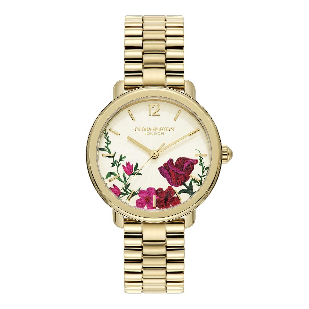 olivia burton 36mm Vintage Floral Gold Bracelet Watch olivia burton 36mm Vintage Floral Gold Bracelet Watch