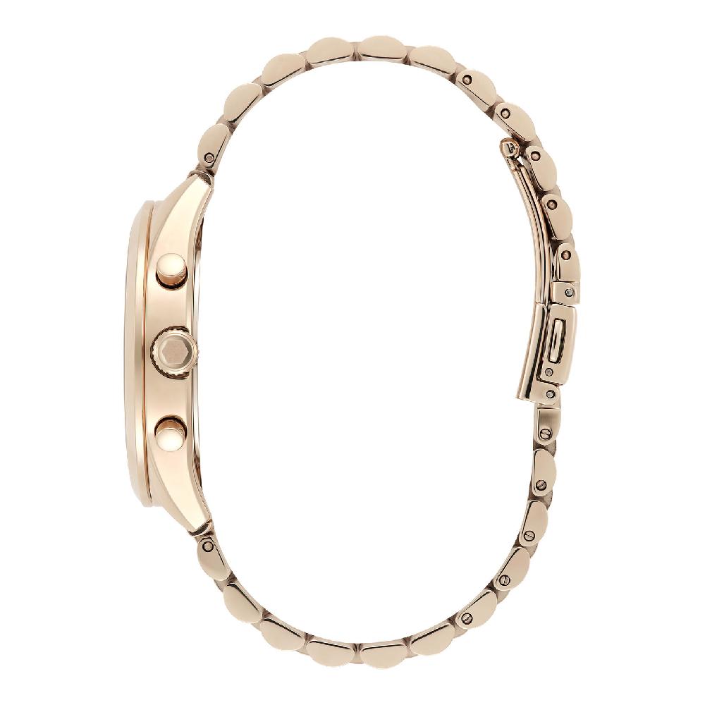 Olivia Burton 38mm City Classic Multifunction Carnation Gold Bracelet Watch