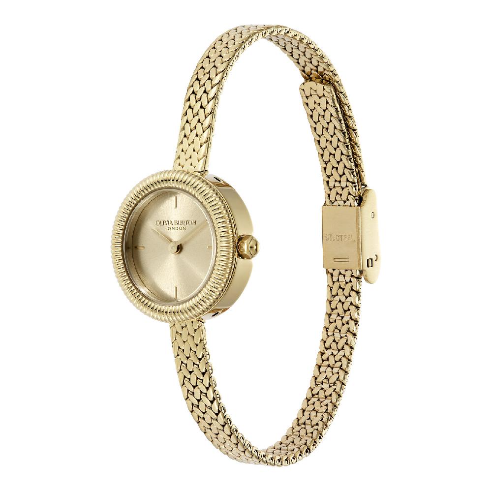 Olivia Burton 20mm Finery Gold Mesh Watch