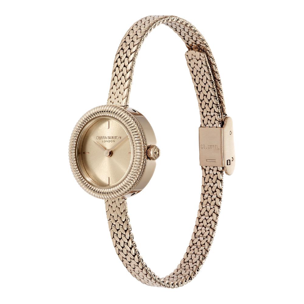Olivia Burton 20mm Finery Rose Gold Mesh Watch