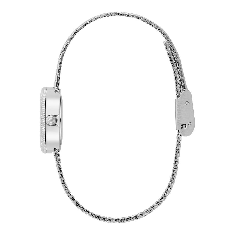Olivia Burton 20mm Finery Silver Mesh Watch