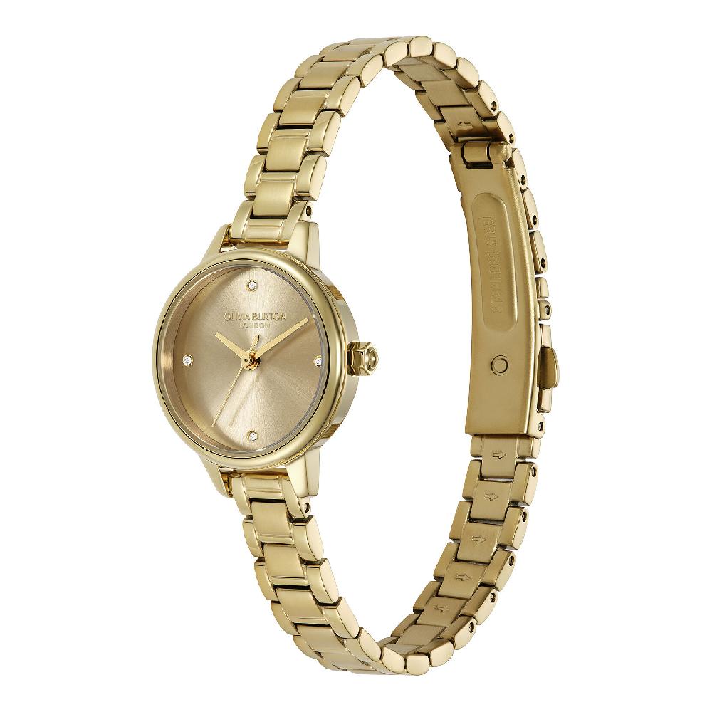 Olivia Burton 23mm Mini Gold Bracelet Watch