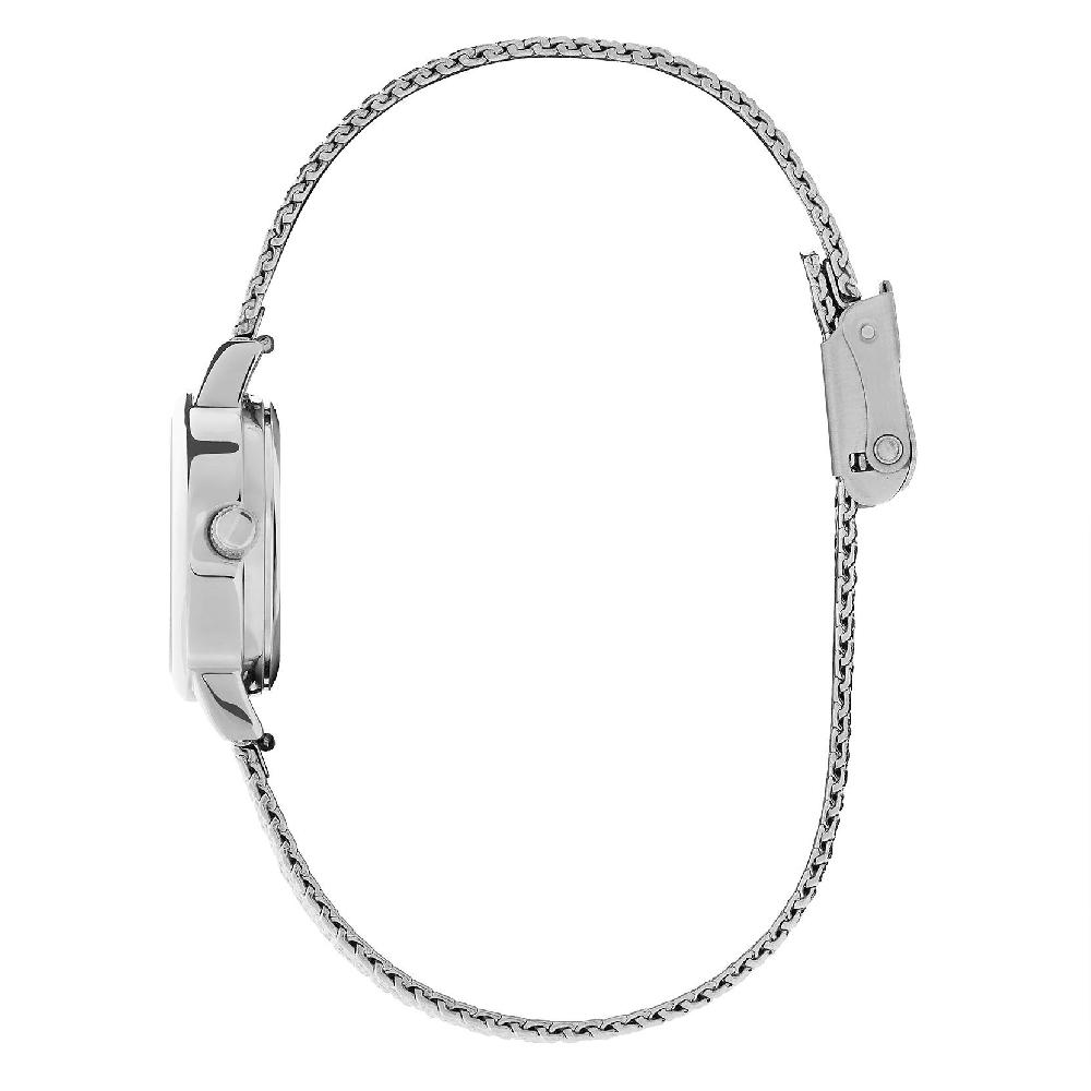 Olivia Burton 23mm Teal & Silver Mesh Watch