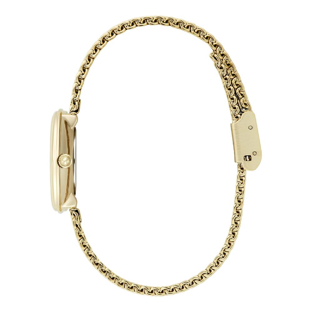 Olivia Burton 28mm Charing Black & Gold Mesh Watch