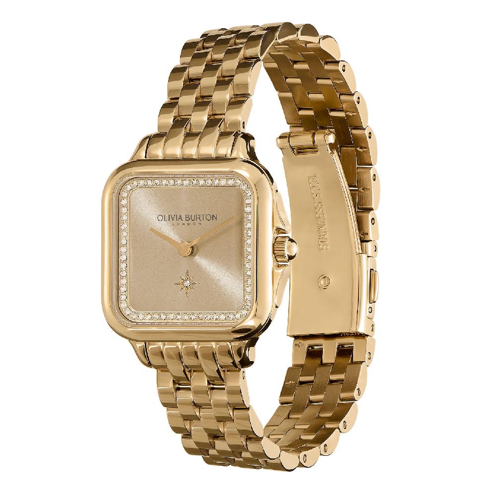 Olivia Burton 28mm Grosvenor Gold Bracelet Watch