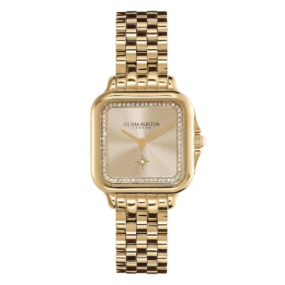 olivia burton 28mm Grosvenor Gold Bracelet Watch