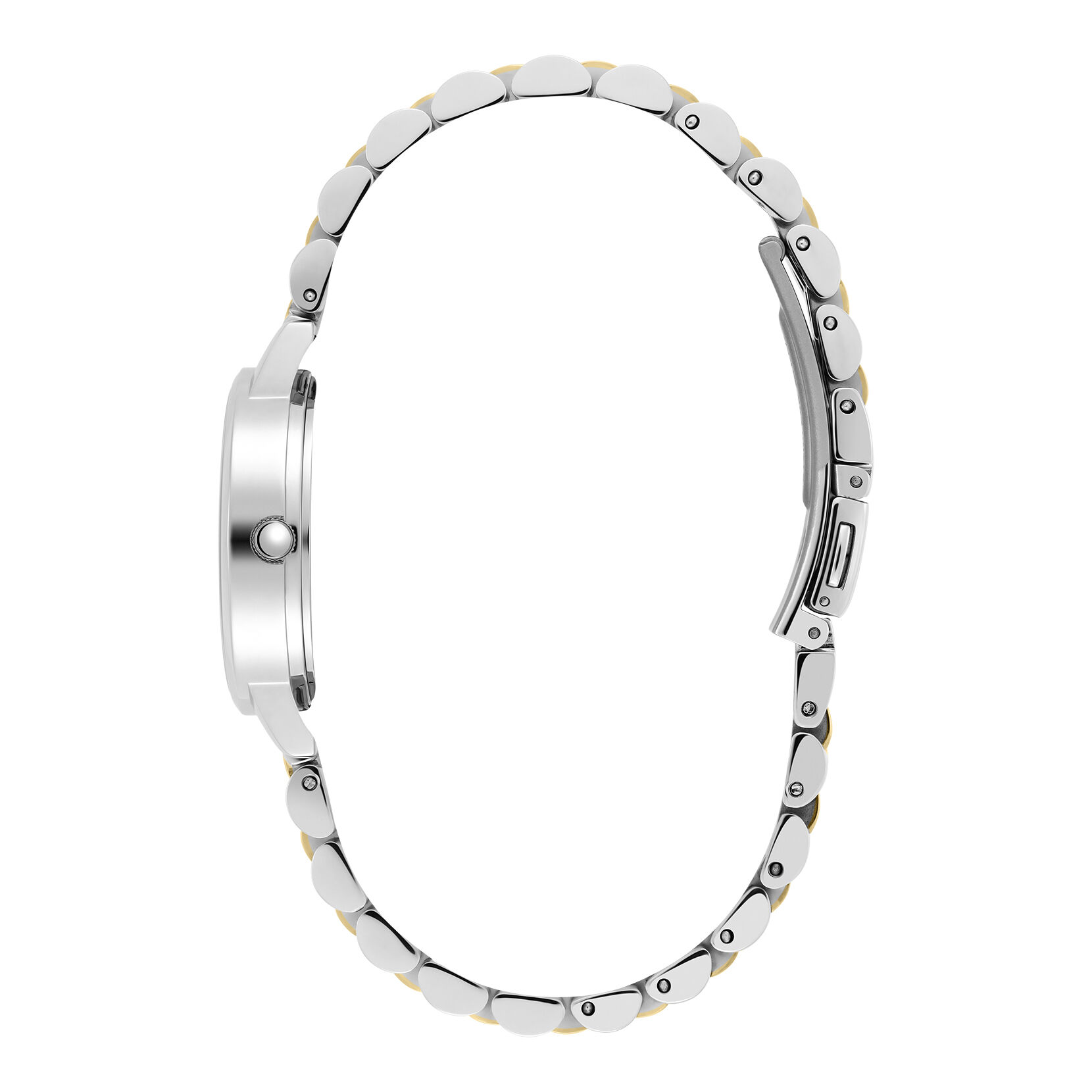Olivia Burton 30mm White & Two Tone Bracelet Watch