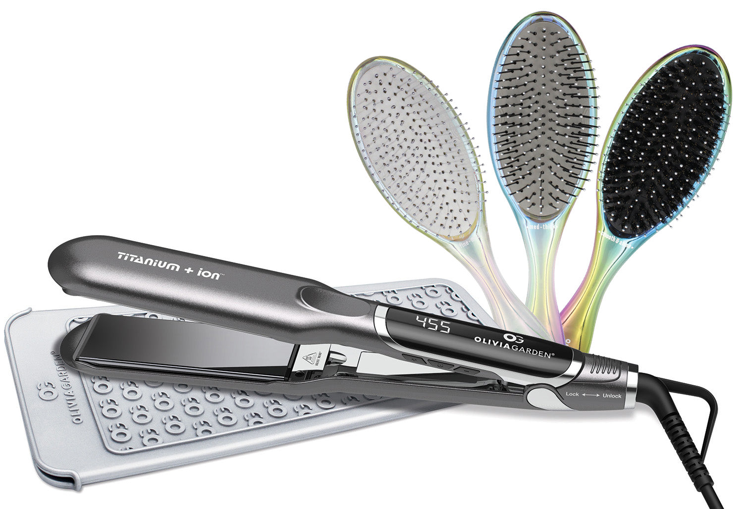 Olivia Garden Titanium + Ion Flat Iron