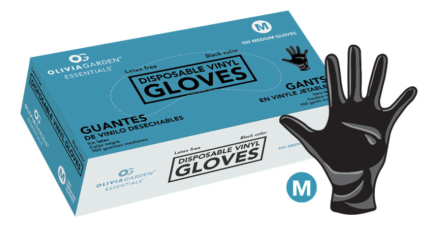 olivia garden Vinyl Disposable Gloves
