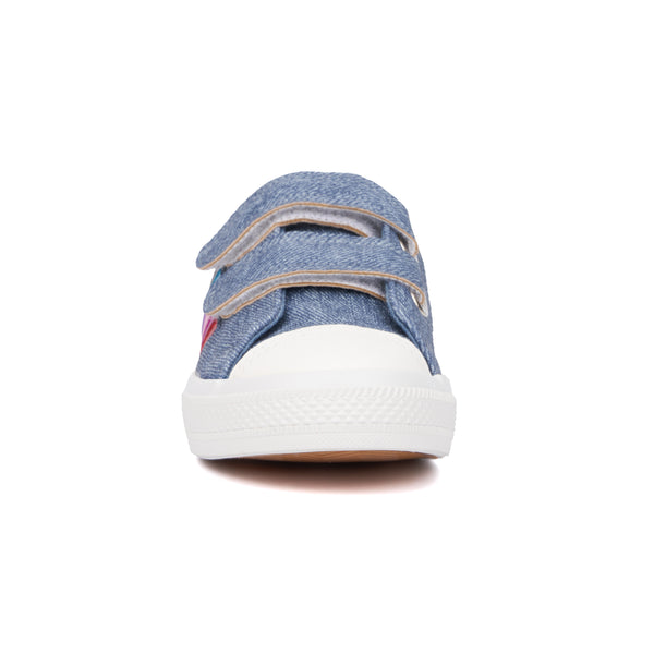 Olivia Miller Girl's Toddler Glimmer Rainbow Low Top Sneakers