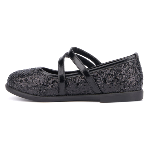 Olivia Miller Girl's Toddler Princess Heart Maryjane Flats