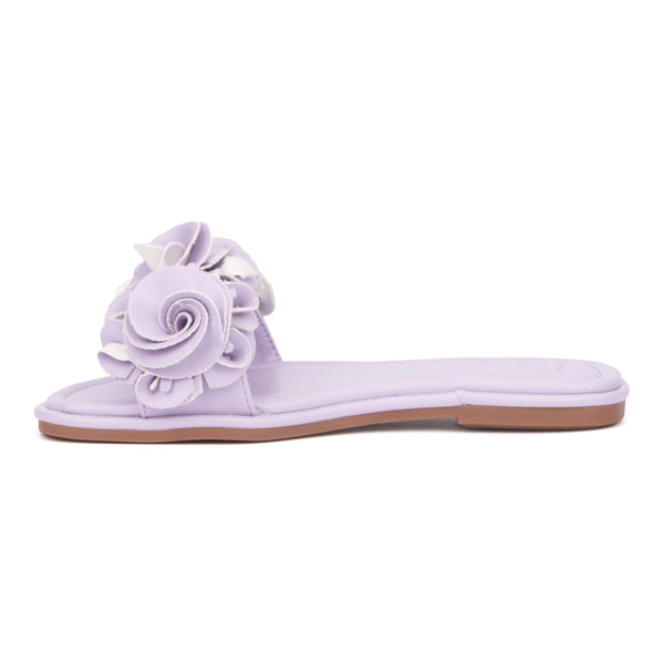 Olivia Miller Girl's Flower Child Slide Slipper