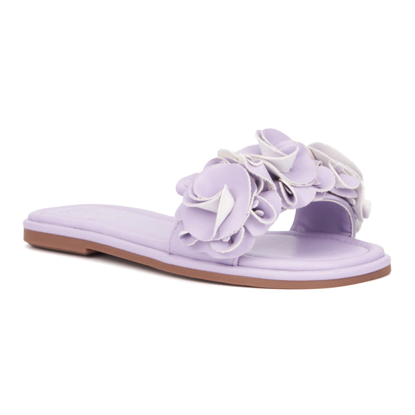 olivia miller Girl's Flower Child Slide Slipper