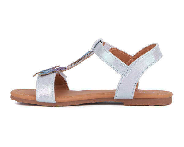 Olivia Miller Girls' Toddler Angel Flat Sandal