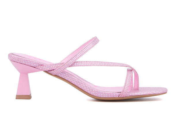 Olivia Miller Women's Angelic Heel Sandal