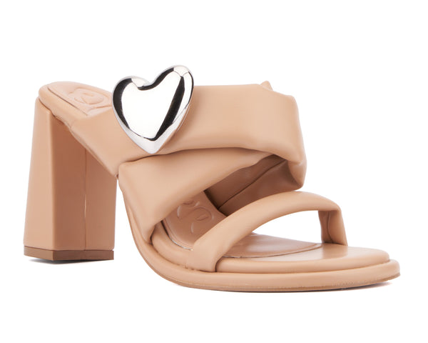 Olivia Miller Women's Lovey Dovey Heel Sandal