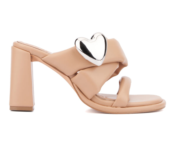 Olivia Miller Women's Lovey Dovey Heel Sandal