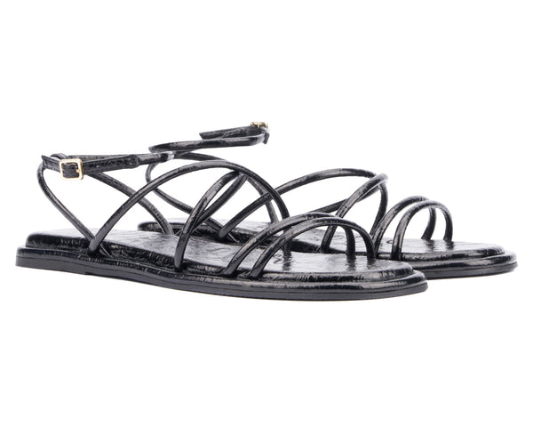 olivia miller Women's Public Eye Strappy Sandal