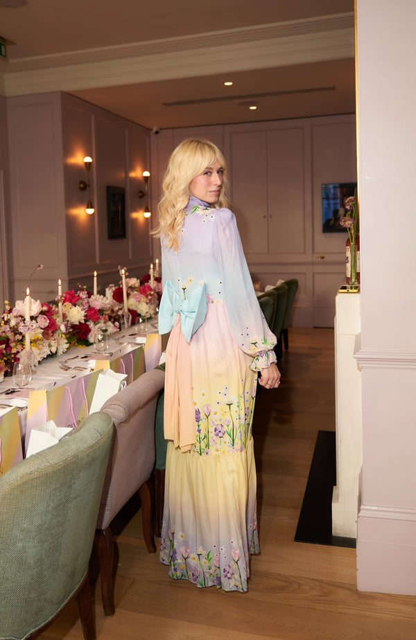 Olivia Rubin Appolina Ombre Floral Gown RENTAL