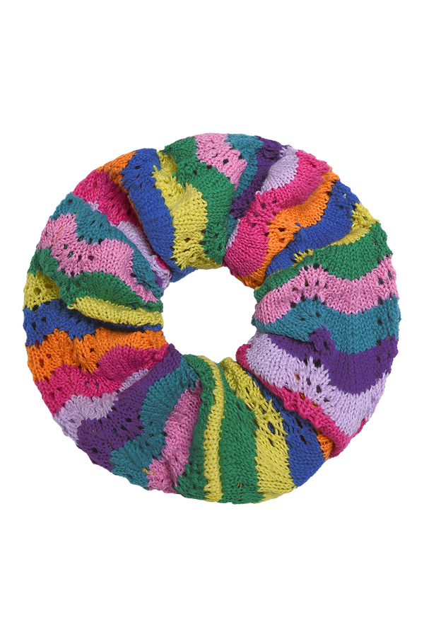 olivia rubin Carli Classic Pointelle Scrunchie