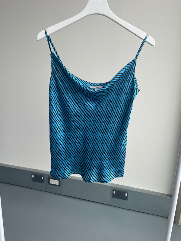 olivia rubin Clover Blue Stripe Top SAMPLE