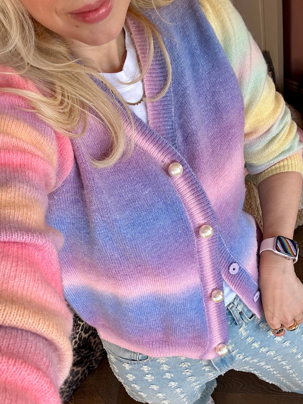 Olivia Rubin Hilda Ombre Mix Cardigan