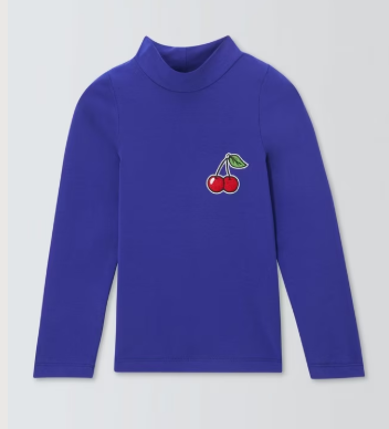 olivia rubin Kids Kit Blue Cherry T-Shirt SAMPLE