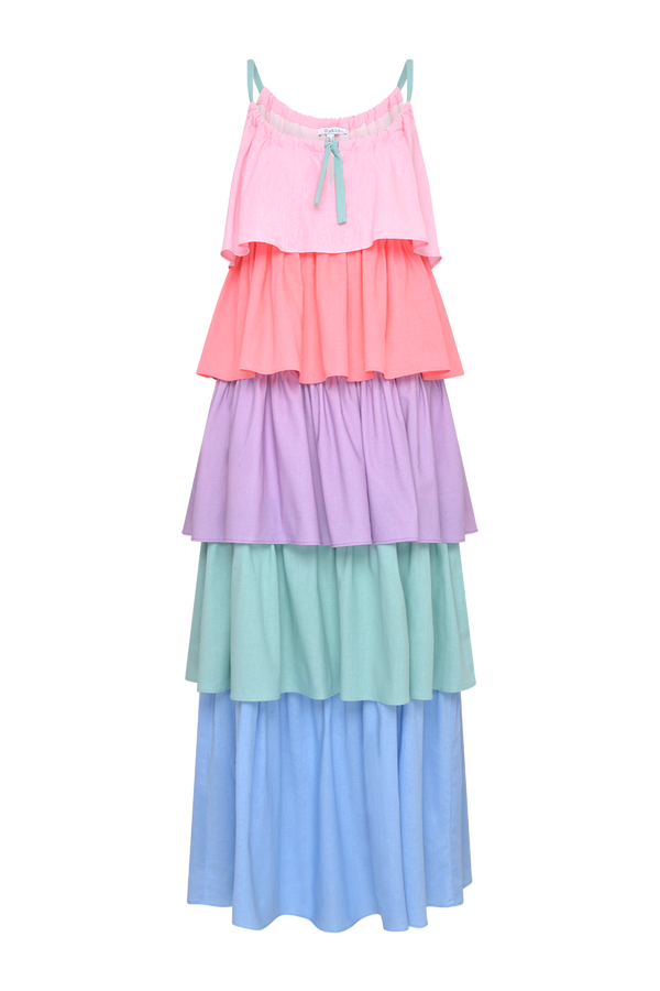 olivia rubin Lilia Colourblock Dress RENTAL