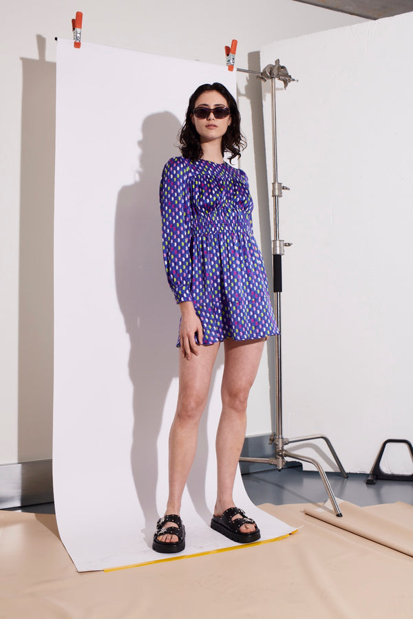 Olivia Rubin Renata Blue Mini Dress SAMPLE