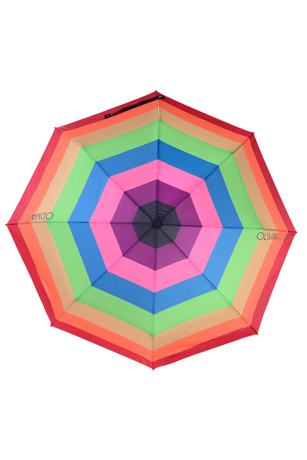 Olivia Rubin Zeena Rainbow Stripe Umbrella