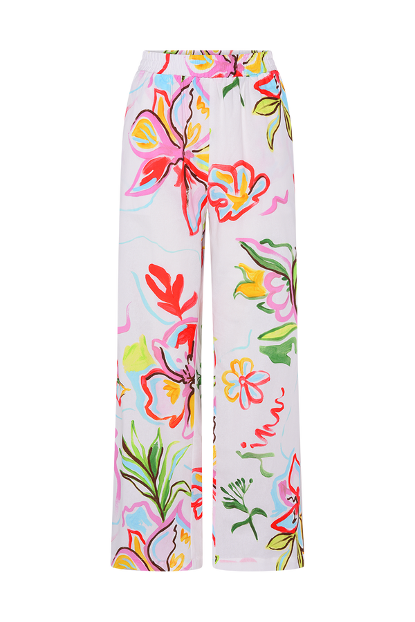 Olivia Rubin Remy Painterly Floral Trousers & Shirt Set RENTAL