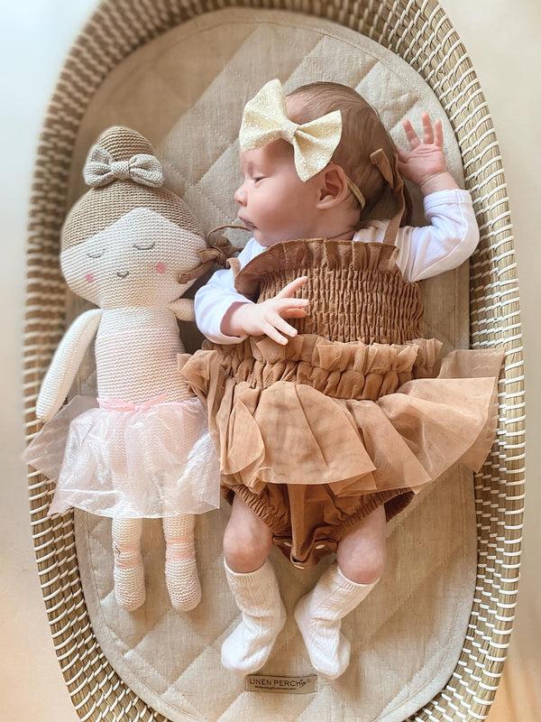 Olivia's Bow Birthstone Bow: April Diamond