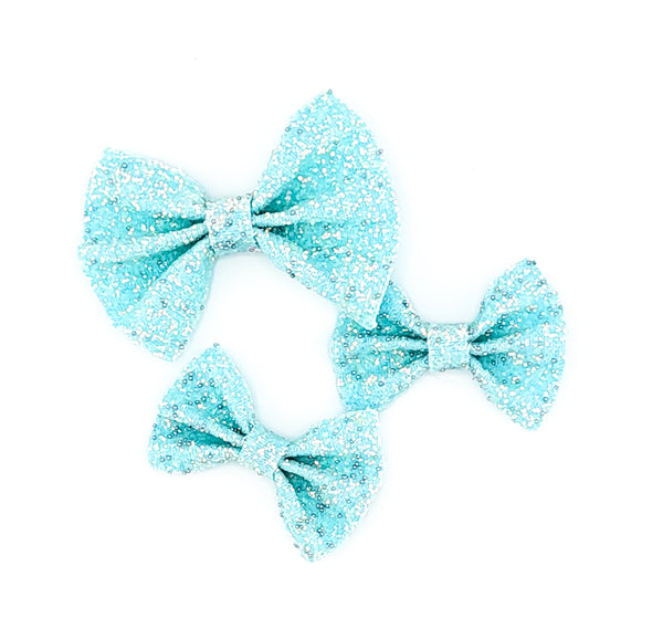 olivia's bow Birthstone Bow: December Blue Zircon