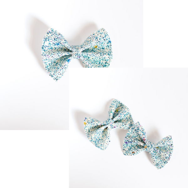 olivia's bow Birthstone Bow: March Aquamarine