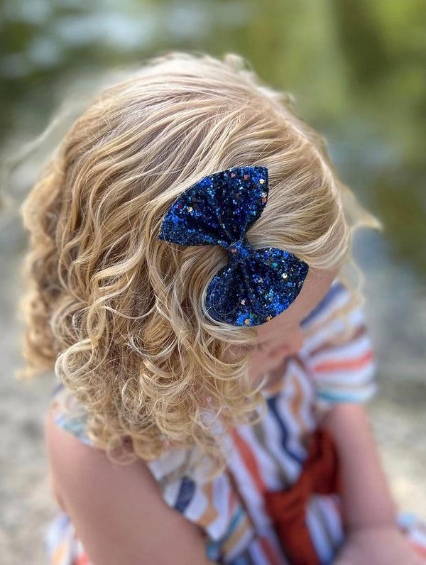 Olivia's Bow Birthstone Bow: September Sapphire