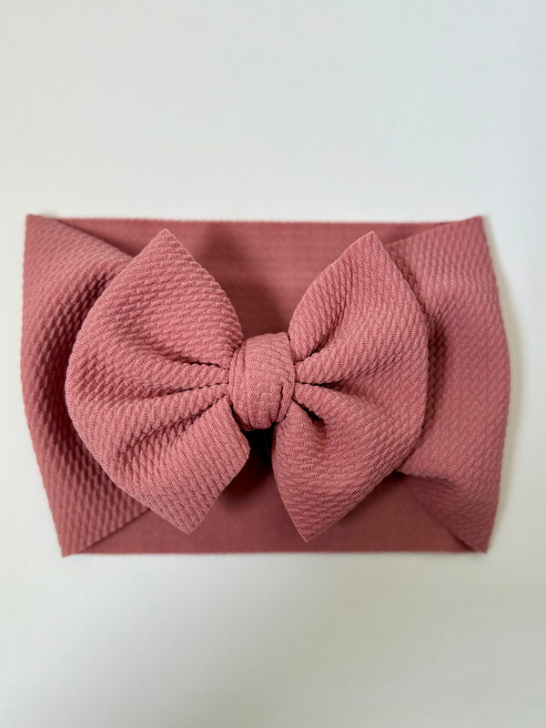 Olivia's Bow Fall Solids - Baby Headwraps