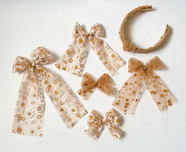 Olivia's Bow Latte Blossom Collection - Latte Blaire