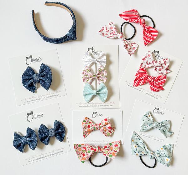 Olivia's Bow Midnight - Piggies