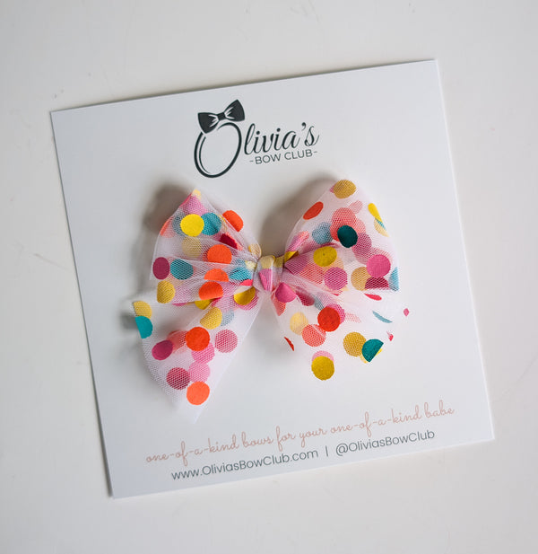 olivia's bow Mila's Confetti Olivia