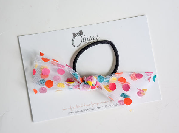 olivia's bow Mila's Confetti Sienna