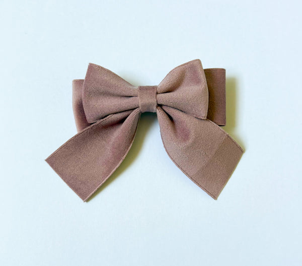 olivia's bow Rosy Velvet - Molly