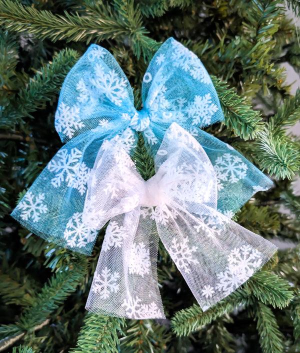 olivia's bow Snowfall Splendor Large Genevieve