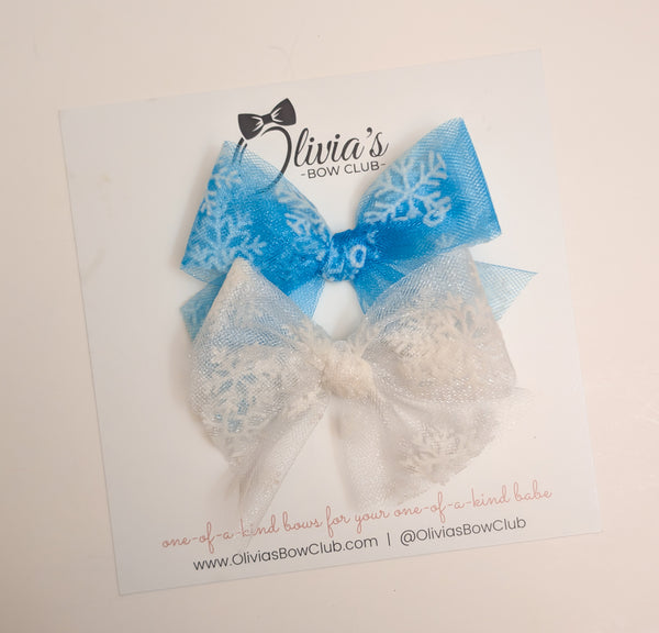 olivia's bow Snowfall Splendor Olivia